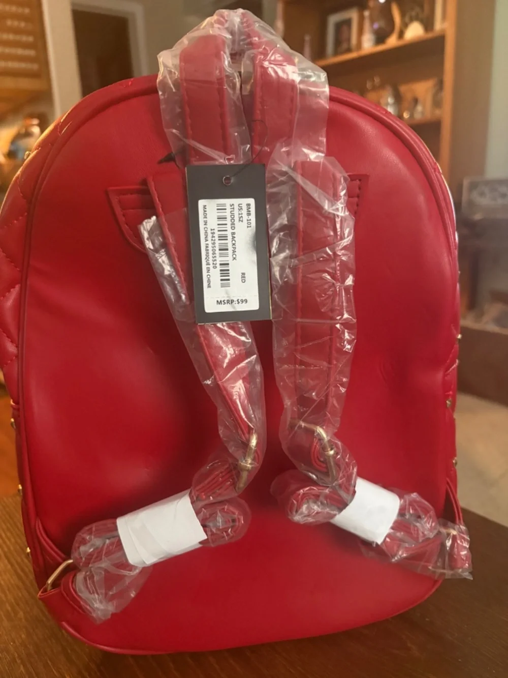 NWT Quilted/Studded Backpack